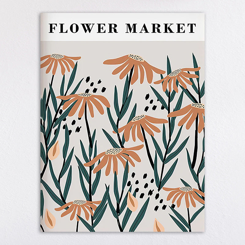 Decorative Flower Market Wall Art Homeandso
