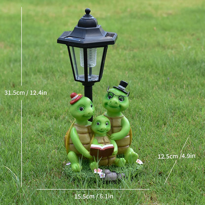 Decorative Turtle Family Lantern Homeandso