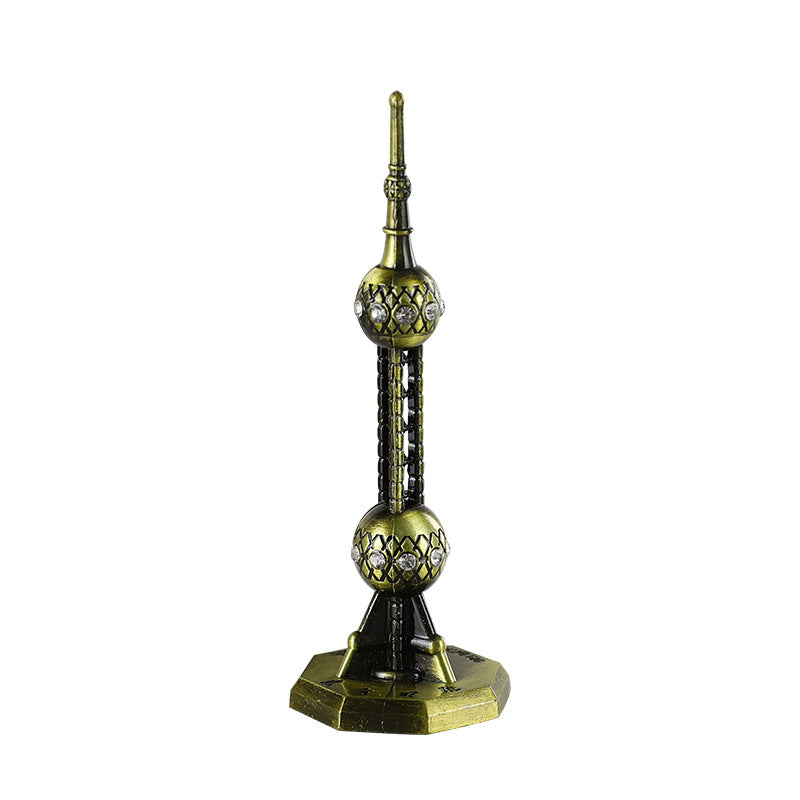 Decorative Miniature Tower Sculpture Homeandso