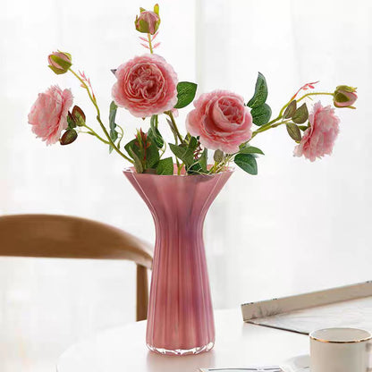 Dekorative Glasvase für Blumenarrangements