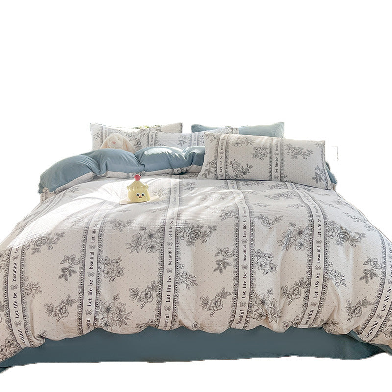 Playful Cartoon Animal-Themed Bedding Set Homeandso