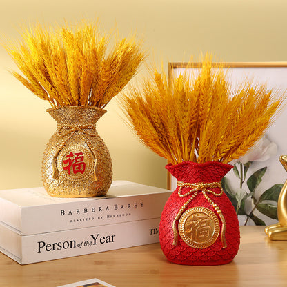 Decorative Golden Deer Figurine Set Homeandso
