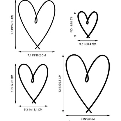 Heart-Shaped Decorative Wall Art Homeandso
