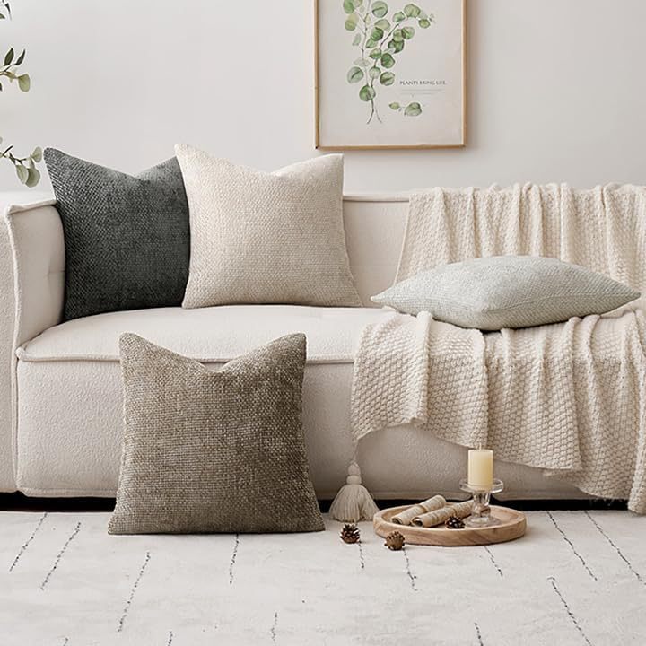 Textured Multi-Color Decorative Pillow