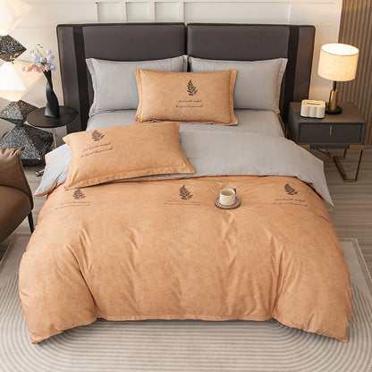 Nature-Inspired Botanical Print Duvet Cover Set