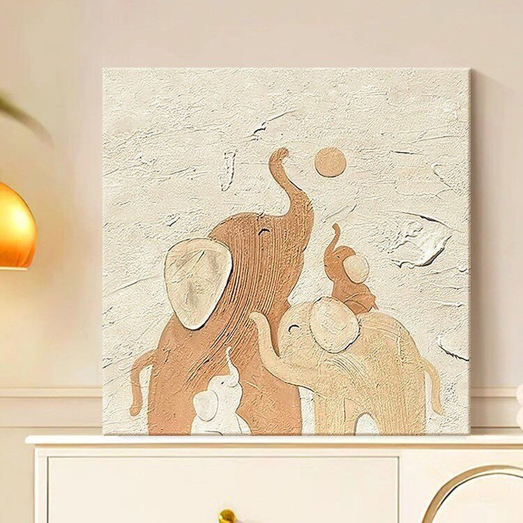 Elephant-Themed Decorative Wall Art Homeandso