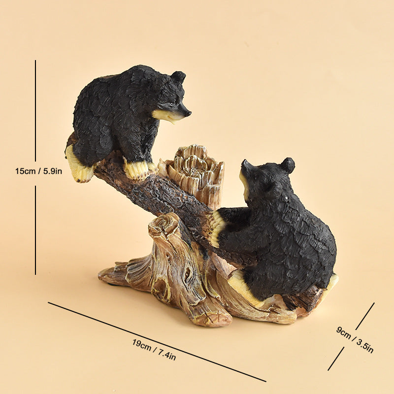 Charming Bear Figurine Homeandso