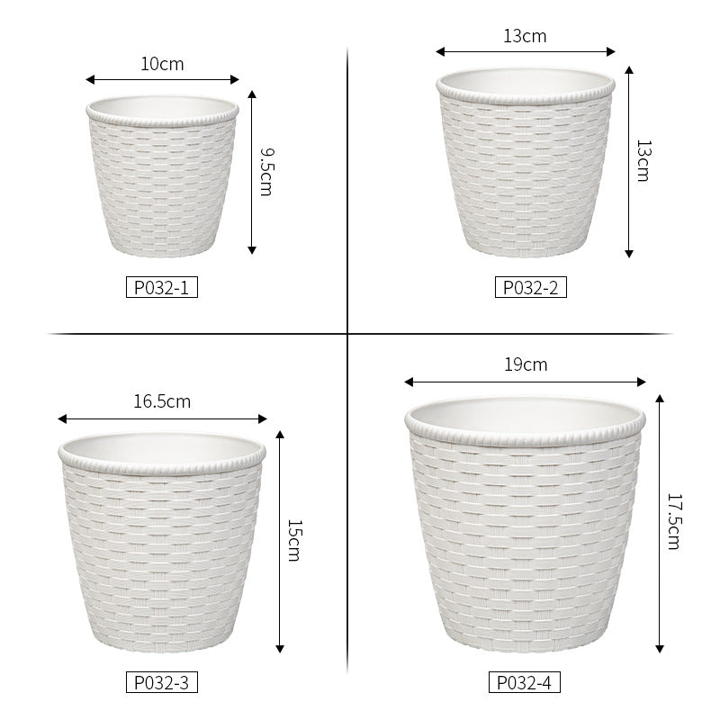 Decorative Woven Plant Pot Homeandso