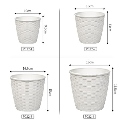 Decorative Woven Plant Pot Homeandso