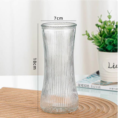 Textured Glass Water Pitcher