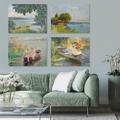 Vintage Floral Canvas Wall Art Homeandso