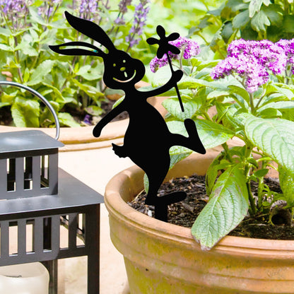 Garden Bunny Decor Stake Homeandso