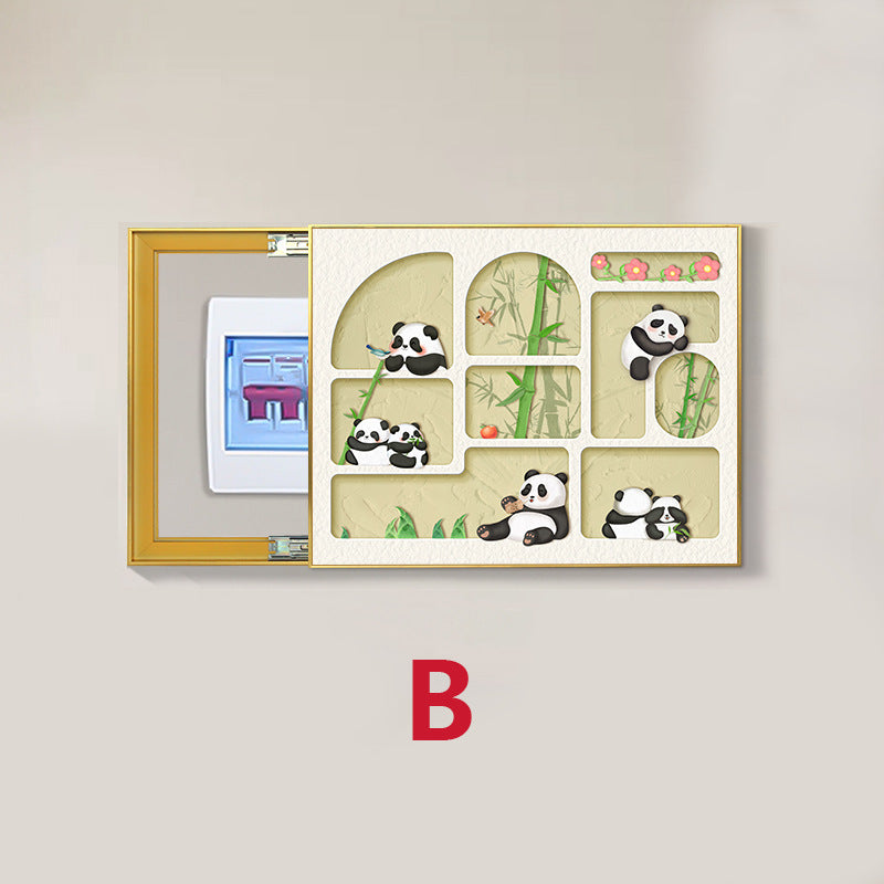 Decorative Panda-Themed Picture Frame Homeandso