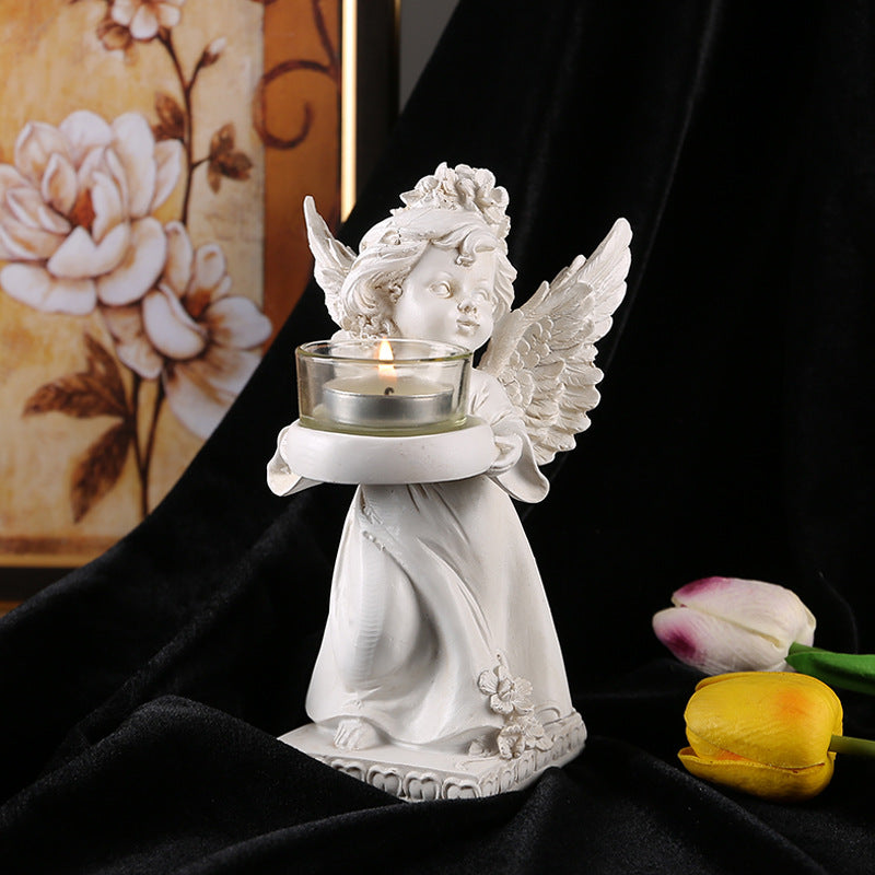 Ghost-Themed Decorative Candle Holder Homeandso