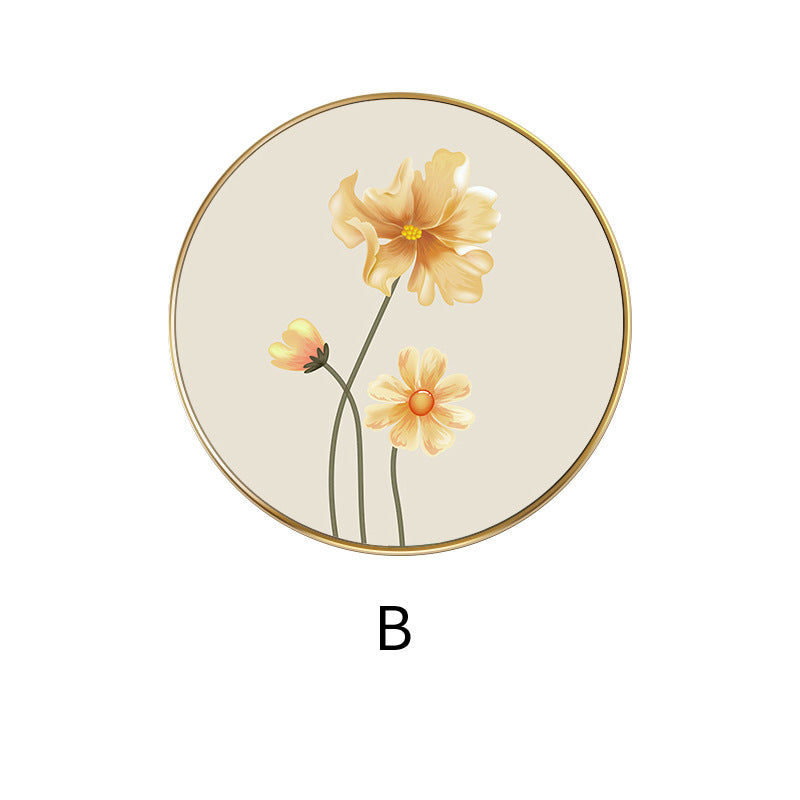 Floral Decorative Wall Plate Homeandso