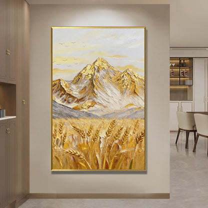 Textured Mountain Landscape Canvas Wall Art Homeandso 1789034951