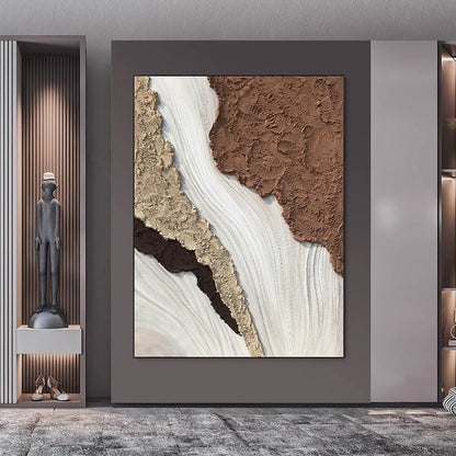 Abstract Textured Oil Painting Homeandso