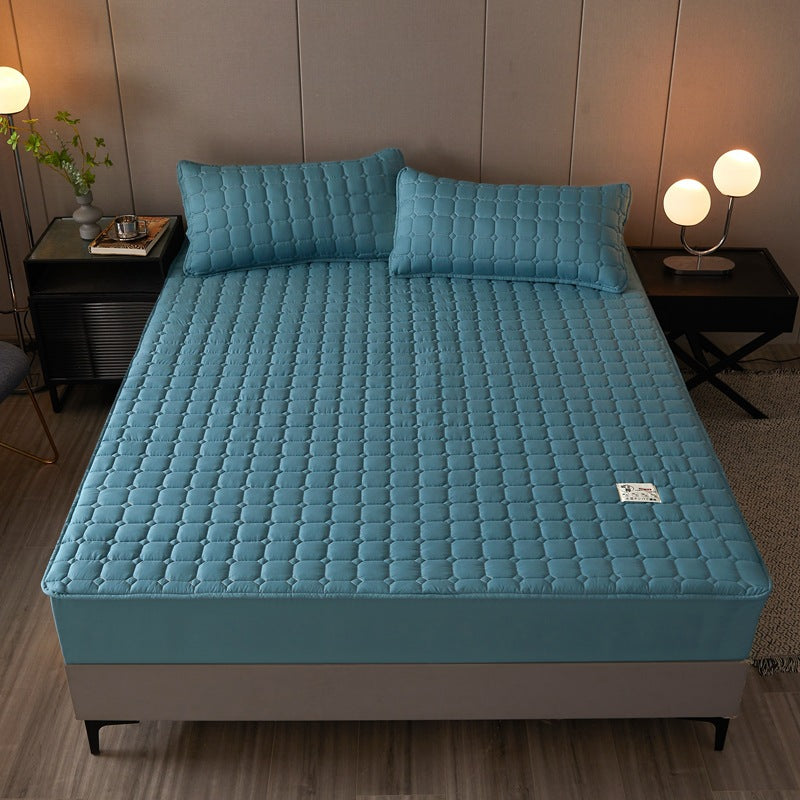 Decorative Quilted Mattress Topper Homeandso