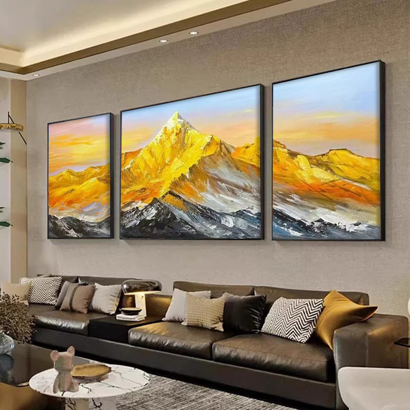 Mountain Landscape Framed Canvas Artwork Homeandso