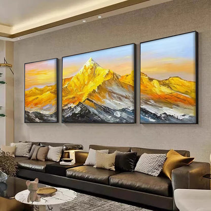 Mountain Landscape Framed Canvas Artwork Homeandso