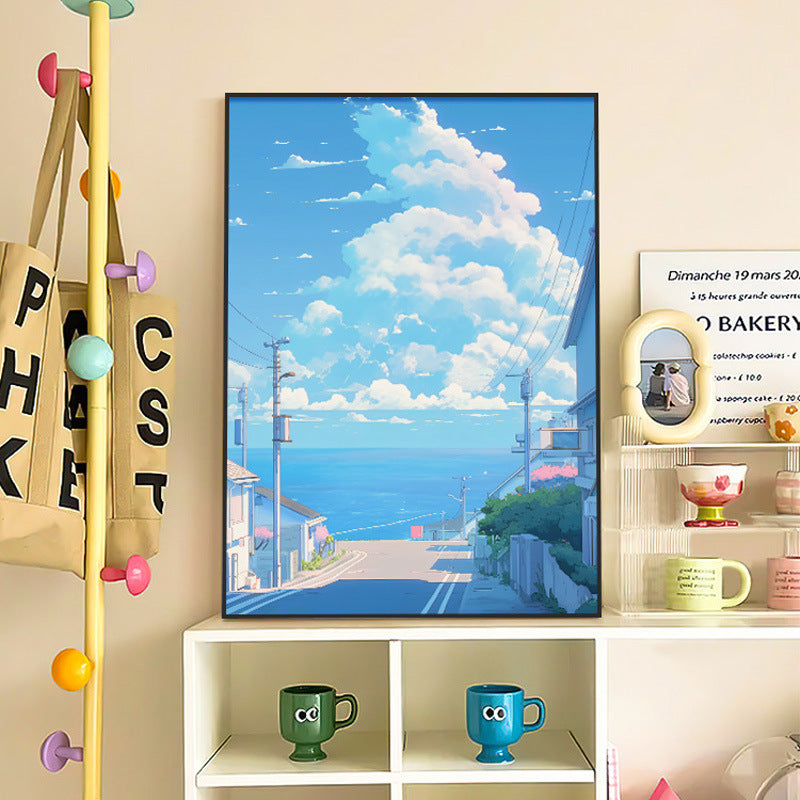 Coastal Landscape Framed Wall Art Homeandso