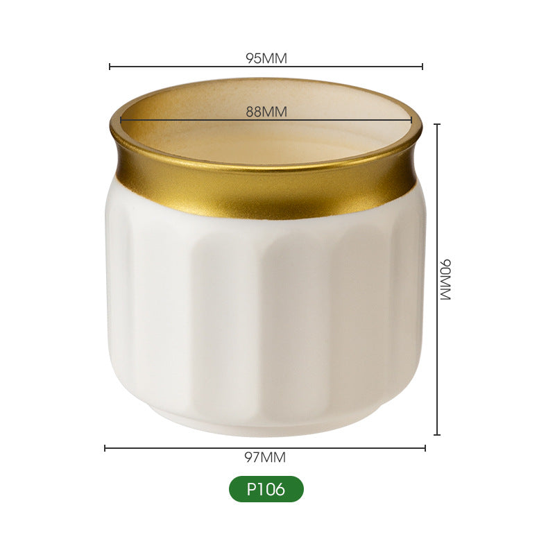 Modern Textured Ceramic Pot Homeandso