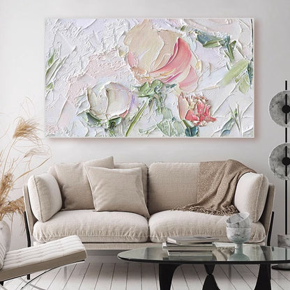 Textured Floral Relief Canvas Art Homeandso 1789035004
