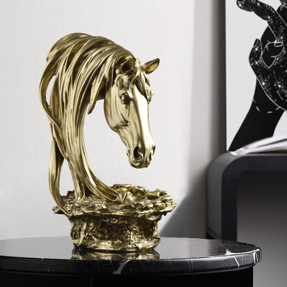 Decorative Horse Head Sculpture Homeandso