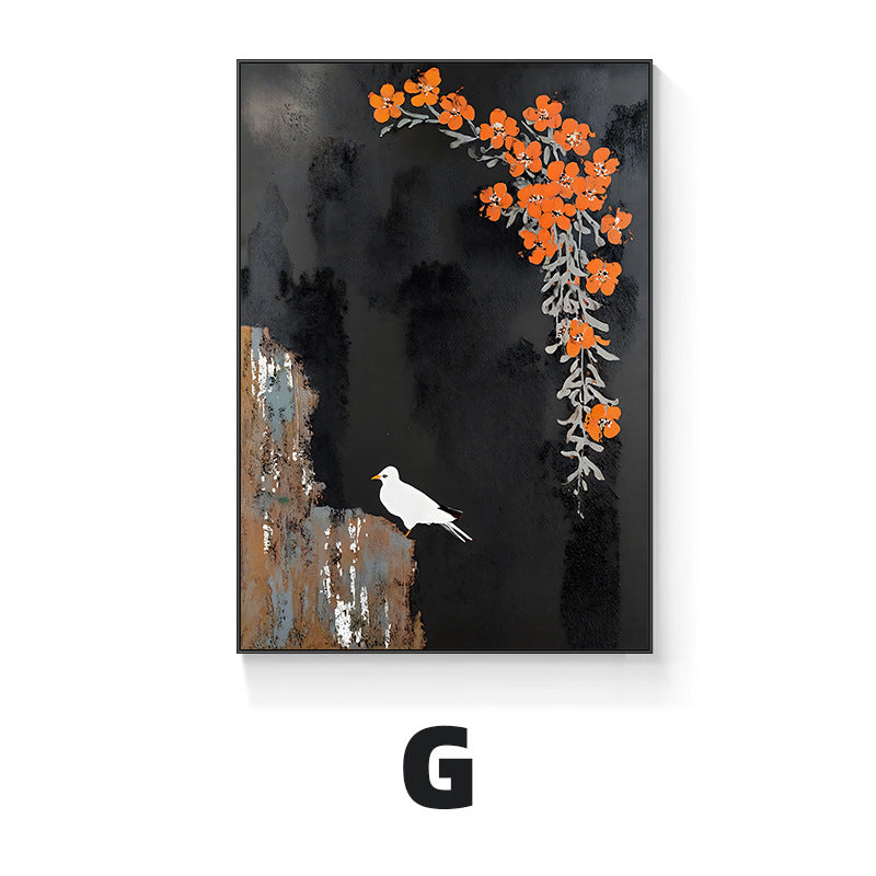 Asian-Inspired Decorative Framed Wall Art Homeandso