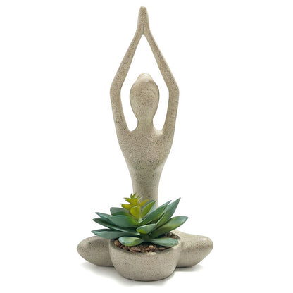Zen-Inspired Figurine Planter