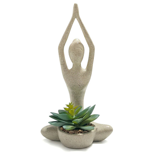 Zen-Inspired Figurine Planter