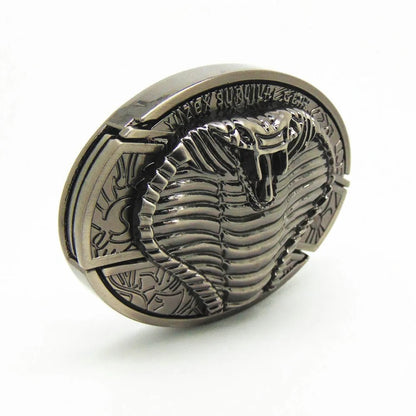 Men's Leather Punk Belt | Vintage Metal Buckle Designs