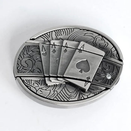 Men's Leather Punk Belt | Vintage Metal Buckle Designs