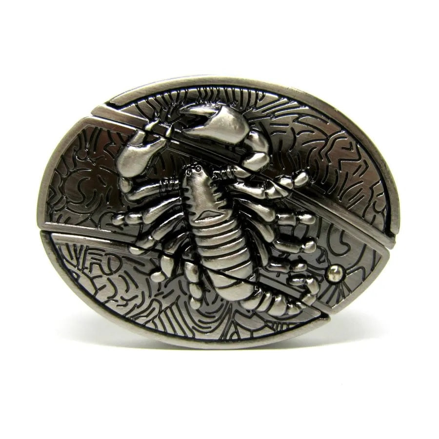 Men's Leather Punk Belt | Vintage Metal Buckle Designs