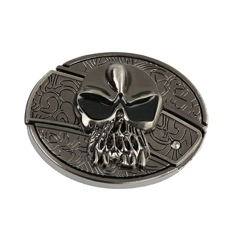 Men's Leather Punk Belt | Vintage Metal Buckle Designs