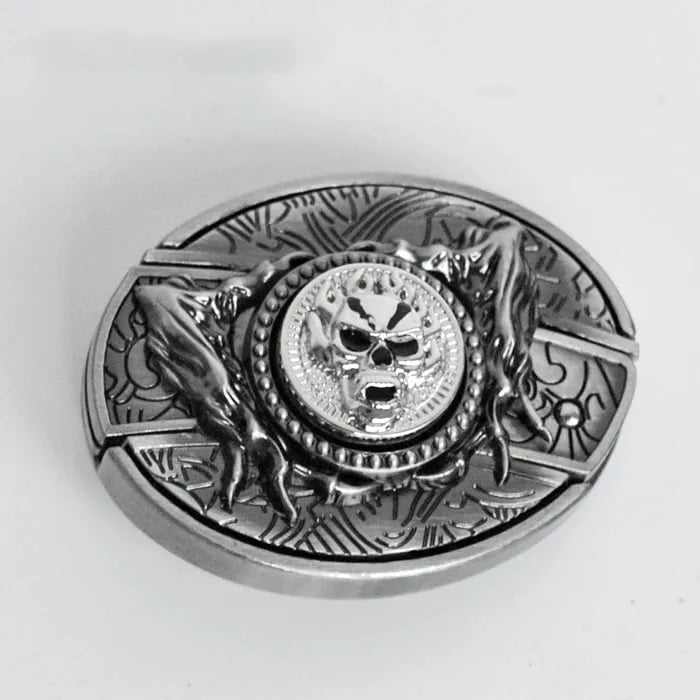 Men's Leather Punk Belt | Vintage Metal Buckle Designs
