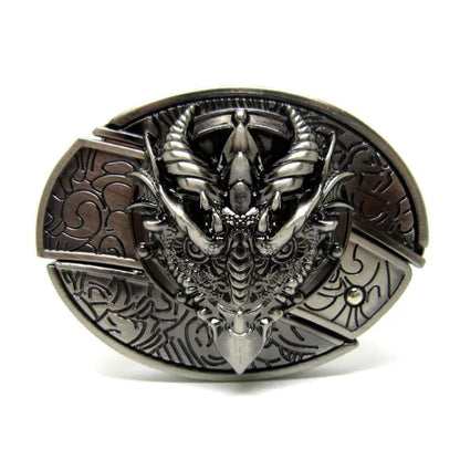 Men's Leather Punk Belt | Vintage Metal Buckle Designs