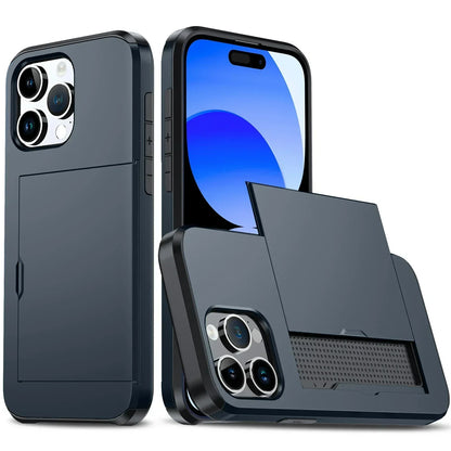 iPhone case with card slot – protective case with card drawer
