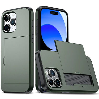 iPhone case with card slot – protective case with card drawer