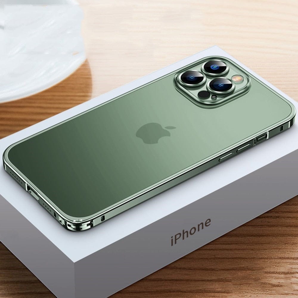 iPhone Aluminum Case | CNC-Milled Metal Frame for Protection | Multiple Colors