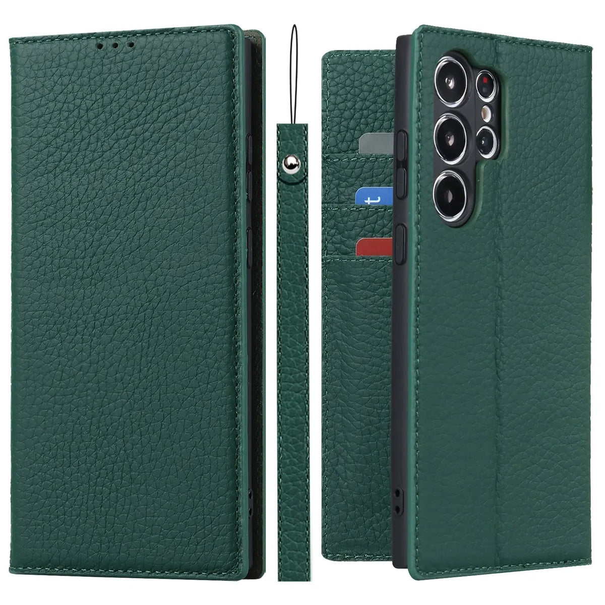 Genuine leather wallet case