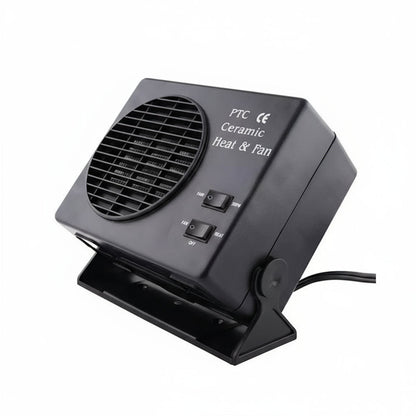 12V Ceramic Car Heater | 150W-300W | Portable Windshield Deicer with Automatic Thermostat