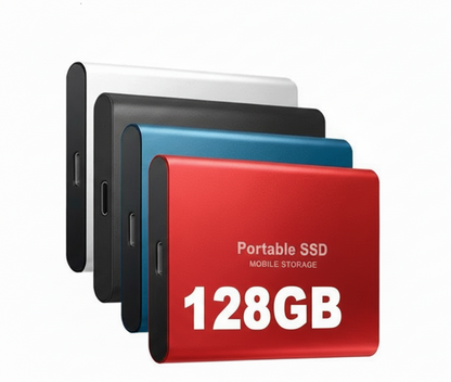 Portable SSD external hard drive with high-speed data transfer and compact design