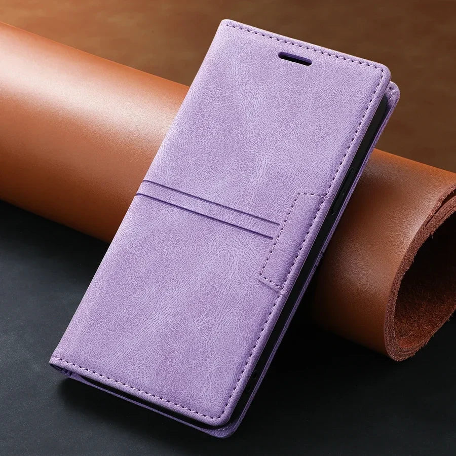 Google Pixel Wallet Case | Magnetic Flip Case with Card Slots