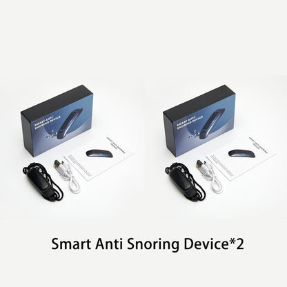 Intelligent anti-snoring device with muscle stimulation