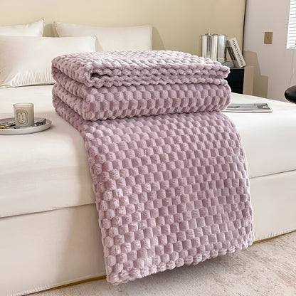Microfiber blanket – super soft and warm for sofa and bed