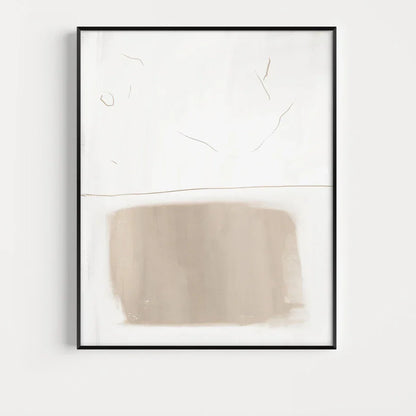 Absolute Minimal Beige White Abstract Wall Art Fine Art Canvas Prints Simple Artworks For Modern Apartment Living Room Art For Contemporary Decor | Home&so-Homeandso
