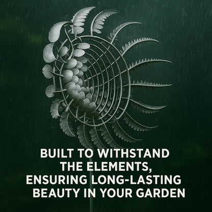Metal wind chime for the garden
