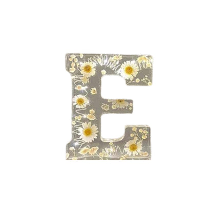 Harz-Flower-Night Light | LED-Decorative Lamp in Letter Shape