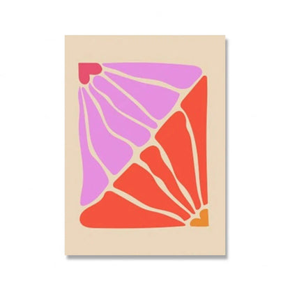 Bright Colorful Botanical Abstract Wall Art Fine Art Canvas Prints Vibrant Color Pictures For Modern Home Living Room Bedroom Art Decor | Home&so-Homeandso